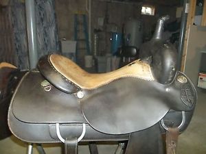 17" Lonny Morris Circle Y Cutting Saddle