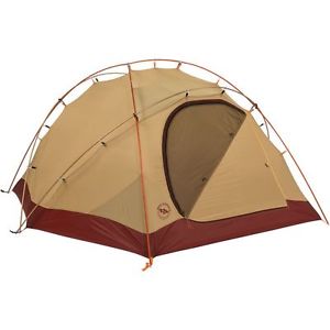 Big Agnes Battle Mountain Tent: 3-Person 4-Season Orange/Red One Size