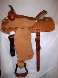 Courts Sharon Camarillo #38044 15" Barrel Saddle  - Reg. Quarter Horse Bar C/Out