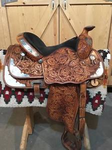 16.5" Congress Leather Show Saddle