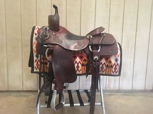 Tom Block Cutting Saddle  15.5