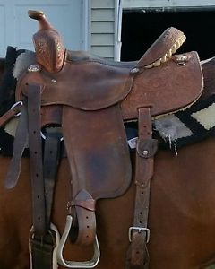 14.5 Martin Sherry Cervi barrel saddle