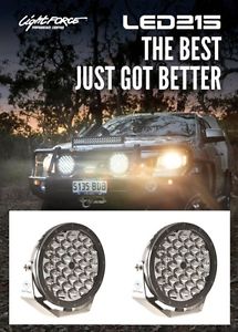 Set of Lightforce LED215 GEN2 36 x 3W LED Lights Driving Reflector CBLED215SD