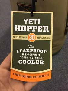 YETI HOPPER 30 TAN GREEN ORANGE NEW