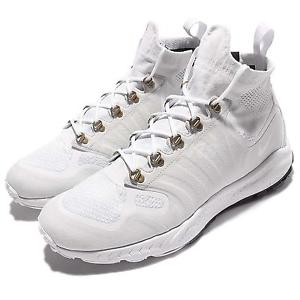 Nike Nike Zoom Talaria Mid FK Flyknit White Grey Men Outdoors Boots 856957-100