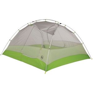 Big Agnes Rattlesnake SL 4 MtnGLO Tent: 4-Person 3-Season Gray/Plum One Size