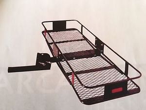 Arcadian Power sports Folding Rear Mounted Basket Tray Trailer Carrier