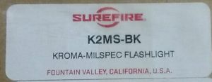 Surefire K2MS-BK Kroma MilSpec Flashlight