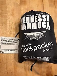 Hennessy Hammock Ultralite Backpacker Asym Rainfly, Snakeskins, Straps, $250 New