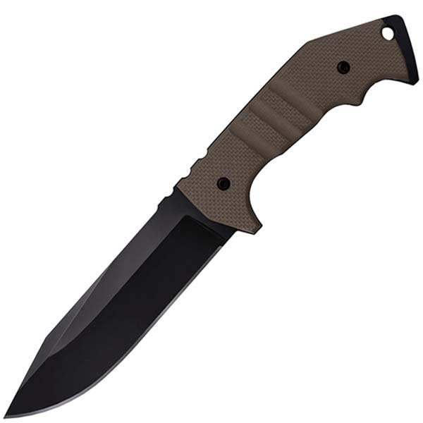 Cold Steel AK-47 Field, OD Green G10 Handle, Black Plain w/Sheath