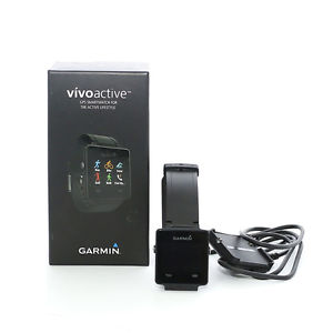 - Garmin Vivoactive GPS Smartwatch, Nero (Usato - Used)