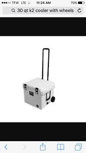 30 Qt K2 Cooler With Wheels