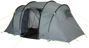 McKinley Familienzelt pour 4 Personnes SAMOS 4 gris / vert