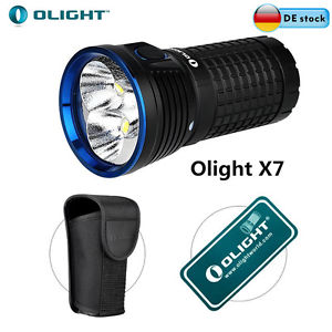 Olight X7 Marauder 9000 Lumens Taschenlampe 3 x Cree XHP70 CW LED 313M Tragbar