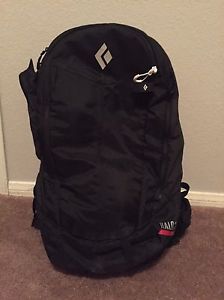Black Diamond Halo 28 Jetforce Air Bag Avalanche Pack Great Condition