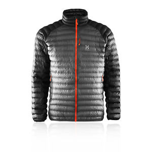 Haglofs Essens Mimic Mens Grey Pertex Water Resistant Outdoors Jacket Top