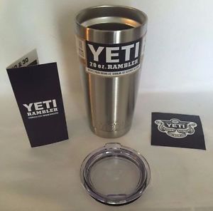 LOT of 10 - YETI Rambler 20 oz 20oz Stainless Steel Tumbler YETI - NEW!!