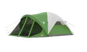Coleman Evanston 6-Person Screened Modified Dome Tent, backpackers, Camping
