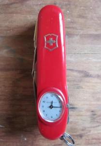 Victorinox Swiss Army Equipped Clock Black New old stock Supertimer 53531