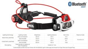 Petzl NAO+ Rechargeable Bluetooth 750Lm Headtorch Lamp Light NEW Smart E36AHR2B