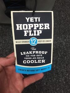 YETI HOPPER FLIP 12 GRAY BLUE NEW