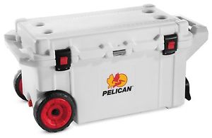 Pelican ProGear Wheeled Elite 80 Quart Cooler 10 Day Ice Retention 32-80Q-MC-WHT