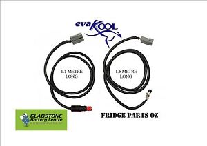 Evakool RF/FM Upgraded 12 Volt Cigarette 4mm Lead With Anderson Connectors 3 mt.
