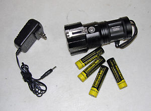 NiteCore TM26 Tiny Monster 3500 Lumens Rechargable LED Flashlight Searchlight