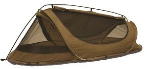 Catoma Badger 64577F COYOTE BROWN Ripstop Nylon 1 Person Tactical Shelter Tent