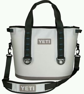 Brand New YETI Hopper 30 Fog Gray/Tahoe Blue