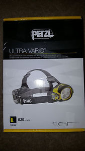 Petzl ultra vario headlamp rechargeable multi-beam headlamp 520 lumens