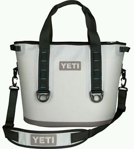 Brand New YETI Hopper 20 Soft Sided Cooler Fog Gray/Tahoe Blue