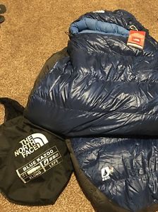 BNWT North Face Blue Kazoo Sleeping Bag - Blue - X-Long Left Zip