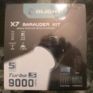 Olight X7 Marauder, der 9000 Lumen Taschen - Flutscheinwerfer, Kit Version