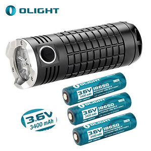 Olight SR MINI II SRMINI 3200 Lumen +3x18650 Battery Intimidator LED Flashlight