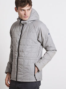 Hommes Weekend Offender À Capuche Veste Légère Designer Carré Matelassé Bomber