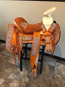 15" Silla Charra / Montura / Mexican Charro Saddle