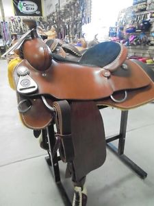 15" NEW COLORADO SADDLERY DEEP CUTOUT RANCH WESTERN SADDLE 3-973-10