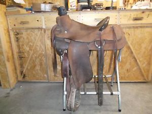 Shorty's Saddle Shop  Handmade 15'' Roping Saddle