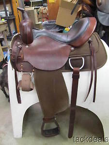 Circle Y High Horse Lockhart Trail Saddle & Back Cinch Lightly Used 15" W