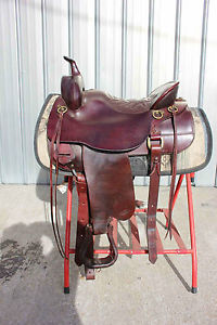 Genuine 17.5" Tucker Cheyenne Trail Saddle with pad,bridle,breastcollar,girth