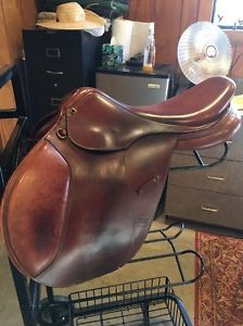 Pro Trainer 24K Platinum Series English Close Contact Saddle 17 1/2 "
