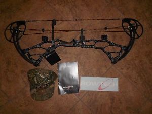 New Bowtech BTX  Left hand  Kryptek Typhon  60-70#  27-31"