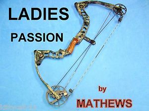LADIES  MATHEWS PASSION COMPOUND BOW  RH 55-70* SHIP WORLD WIDE*