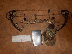 New Bowtech BTX  right hand  Kryptek Highlander 60-70#  27-31"