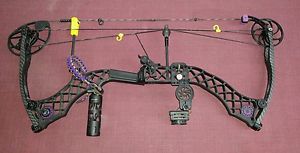 MATHEWS Heli-M Black Hunting Bow 29" RH 60# +Sight +Rest