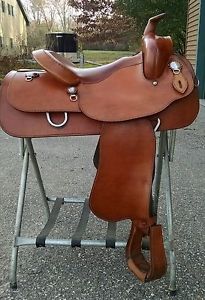 Black Rhino Ladies 15" Trail Saddle all Leather EXCELLENT CONDITION LQQK!