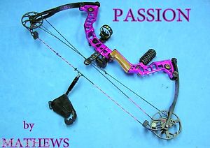 Left Hand PINK  LADIES  MATHEWS PASSION COMPOUND BOW  Lh SHIP WORLD WIDE*