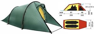 NEW Hilleberg Nallo 2, 2-Person All Season Tent Green - new with tags