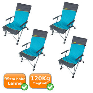 Luxus Design 4faltbare Campingstühle Gartenstühle Terassenstühle Stühle Festival